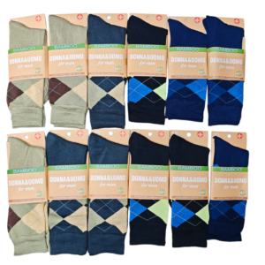 Calcetines de Fibra de Bambú, Transpirables y Antibacterianos para Hombre y Mujer
